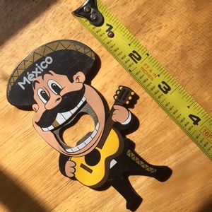 Mexico beer opener magnetic on refrigerator
